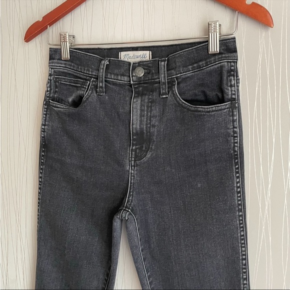 Madewell 10” High Rise Black Skinny Jeans Size 26 - Picture 4 of 12
